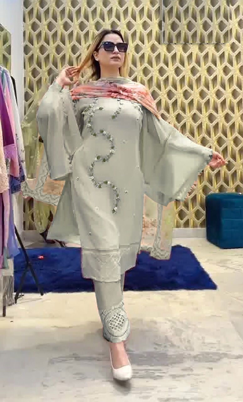 Luxuria Trendz 1207 New Exclusive Wear Designer Slawar Suits Collection